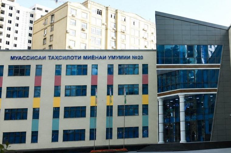 В Душанбе открыли школу на 2,4 тыс. учеников и шесть новых детсадов